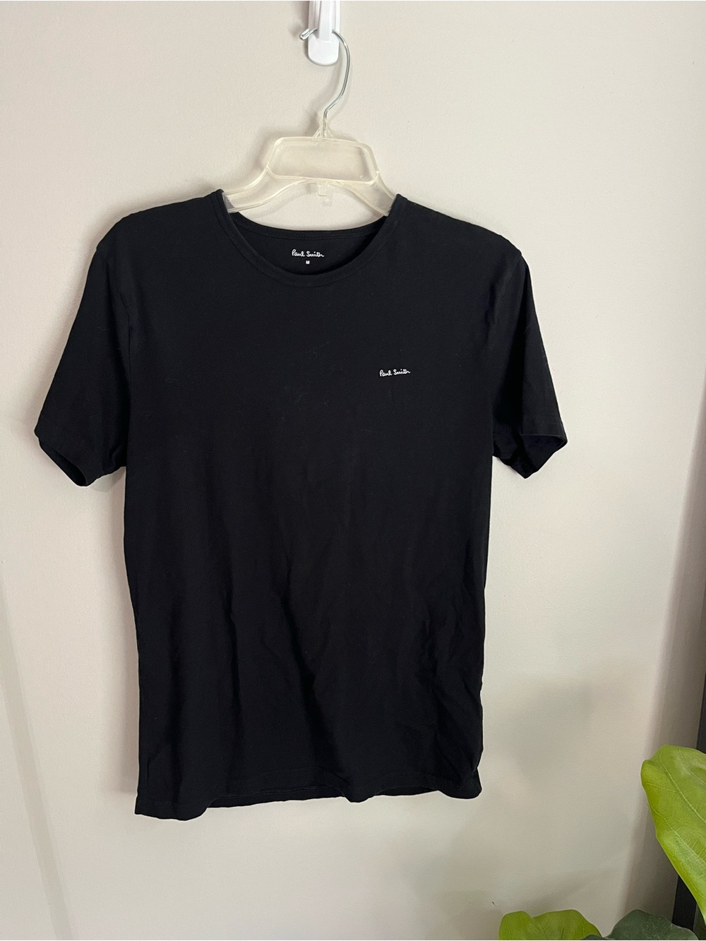 Paul Smith Black Crewneck Cotton T-Shirt size medium